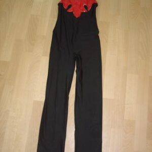 אוברול להבה שחור אדום