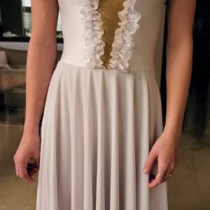 שמלת הר הרצל זהב לבן 2022