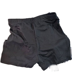 טייץ לייקרה קצר שחור גזרה רגילה