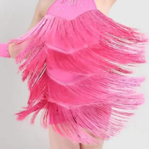 שמלת פרנזים ורודה לכיתות ג-ו׳